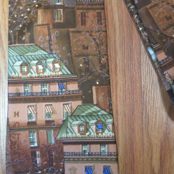 ABERCROMBIE & FITCH 100% SILK NECK TIE - Picture 2 of 3